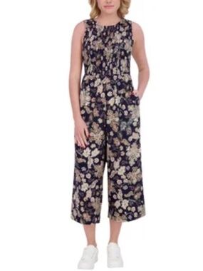 NWT Andrew Marc Floral Romper Jumpsuit Size XL